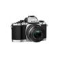 Olympus OM-D E-M10 camera (Live MOS sensor, True Pic VII processor, fast AF system, 3-axis VCM image stabilizer, viewfinder, Full HD, HDR) incl. 14 to 42mm standard lens (manual zoom) silver (Electronics)