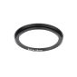 Metal 52mm-58mm Step Up Lens Filter Ring Stepping Adapter Black (Electronics)