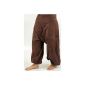 Harem pants harem pants bloomers Aladdin - brown / Men's pants (Textiles)