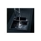 Granite sink V1000 black incl. Drehexcenter waste and overflow reversible u 60 he unit with waste bowl. Siebkorbventil (Misc.)