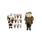 Santa Claus 45cm Decoration Father Christmas figure Santa Clause Christmas decoration large timber 10 MISC.  FINISHES!  Beautifully crafted!  45CM!  (Viktor)