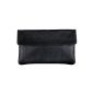 Clutch evening bag from Joselle - Leather handbag - 24x14x1 cm