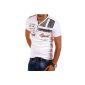 MT Styles 2in1 T-Shirt Royal White