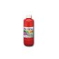 Textile color red, 500ml bottle - PICCOLINO Textilcolor - fabric paint, water-based, high-quality, ready to use, productive (Toys)