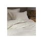 Essenza Bed linen George White Cotton Satin, Size: 135x200 cm + 80x80 cm