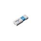 Wave PNY USB 2.0 Flash Drive 8GB blue and white (Accessory)