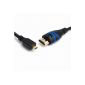 Great BlueRigger Cable Micro HDMI to HDMI with Ethernet speed (4.5 meter) (Electronics)