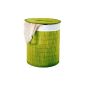 Ridder 21005005 Laundry Basket 37 x 50 cm Green Bamboo (Kitchen)
