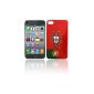 Iphone 4 and 4S Flag Football Portugal - Portuguese Flag Case - L104 (Electronics)