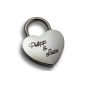 little love lock heart with engraving!  Best gift !!