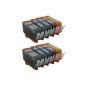 ms-Point® 10x Cartridge with Chip compatible Canon Pixma IP3600 IP4600 MP540 MP620 MP630 MP980 MP 540 620 630 980 3600 4600 IP (Electronics)