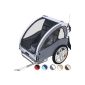 Bicycle trailers for up to 2 children Children bicycle trailer bicycle trailer trolley (equipment)