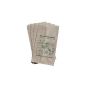 100 biowaste bags paper brown 9.5 liter bags for biodegradable waste compost bags garbage bags garbage bags Bio 20 + 16 x 36 cm (Personal Care)