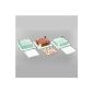 REVIMPORT - Coaster X 6 Thick Glass Decors Miscellaneous * (Kitchen)