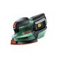 Bosch PSM 18 LI cordless multi-sander Home Series + 3 sanding sheets + battery and charger + case (18 V, 2.0 Ah, micro-filter system) (tool)