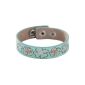 Fossil Ladies Bracelet leather turquoise + multicolored JF86220040 (jewelry)