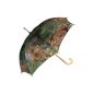 Umbrella umbrella motif Cheetah predator cat umbrella with wooden handle (Misc.)
