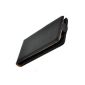 Phone Case Samsung Galaxy Trend S7560 GT Flip Case Leather Case Cover Case Cover Fliptasche Black (Electronics)