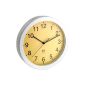 Wall Clock Radio Controlled Lausanne apricot (Housewares)