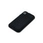 Silicone Tire Pattern Hard Case for Samsung Galaxy S i9000 & i9001 Plus Black (Electronics)