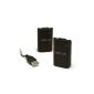 Twin Rechargable Battery Packs, black [DVD] - [Xbox 360] (Video Game)