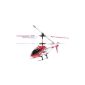 Andoer Syma S107G Mini Red 3 Channel Infrared RC R / C Helicopter with Gyro Double Protection (Toy)