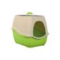 Trixie 40133 litter box Bill 1 S with hood, 40 × 42 × 50 cm, green / cream (Misc.)