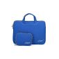 ICCI ShockProof Pouch Bag Case Pouch and an accessory bag Four Notebook 38.1 to 39.6 cm (15 to 15.6 inches) MacBook Pro / MacBook Pro Retina - Blue (Electronics)