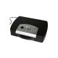HMF 160802 Document Safe electronic lock, incl. Cable, 33,0 x 29,5 x 7,5 cm, black