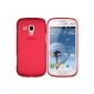mumbi TPU Skin Case Samsung Galaxy S Duos / S Duos 2 Silicone Case Cover - Silicon Protector sleeve red (Wireless Phone Accessory)