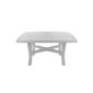Robust garden table 138x88cm rectangular tabletop table camping table balcony table patio table plastic table garden furniture balcony furniture Camping furniture patio furniture plastic (household goods)