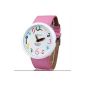 Feichen Cute Girls Rose Quartz analogue display Wristwatches with pencil indicator (Watch)