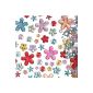 Self-adhesive acrylic jewelry stones - flowers - Sticker for crafts for kids ideal for Carnival and Carnival - 180 pieces (Toys)