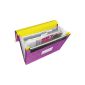 Leitz 45190065 Retro Chic Fächermappe, A4, PP, 5 compartments, violet (Office supplies & stationery)