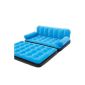 Bestway 3in1 multifunctional bed - sofa bed armchair including electric pump blue.
