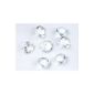 SiDeSo® Dekosteine ​​clear diamonds 20mm 50 piece acrylic table decoration Wedding