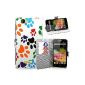 Master Accessory Fancy Leather Case for Wiko Rainbow Pattern Dog Paws Multi (Accessory)