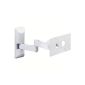 Hama TV Wall Mount, full motion, for 25-81 cm (10 - 32 inch) television, max.20 kg, white (optional)