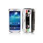 Samsung Galaxy S4 i9500 i9505 silicone Cassette Retro Design Case Protector Case Cover Skin Phone Case thematys® (Electronics)
