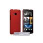 Yousave Accessories Case for HTC One Red (Wireless Phone Accessory)