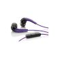 AKG K328 In-Ear Headphones with Mic and Apple iPhone purple control (electronics)
