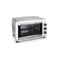 Klarstein Omnichef - Mini oven 45L with many accessories (2000W, grill, pin) - White (Kitchen)