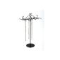 Chain stands SALAMANCA black - height 38 cm for extra long chains - Stand Holder Necklaces Jewelry Bracelets jewelry holder necklace jewelry display stand rack jewelry holder necklace holder (jewelry)