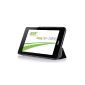 IVSO Slim Smart Cover Case for Acer Iconia One 7 (B1-730HD) Tablet (Black) (Electronics)
