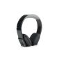 Bluetooth stereo headphones foldable wireless for HTC One M9, Motorola Moto E, Samsung Galaxy S6 and more, GOgroove Bluevibe DLX, Black (Wireless Phone Accessory)