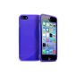 HULL S-LINE SILICONE GEL IPHONE 5C + + PEN FILM OFFERED!  - Blue (Electronics)