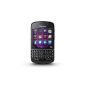 BlackBerry Q10 Smartphone (7.9 cm (3.1 inches) AMOLED, Cortex A9, Dual Core, 1.5GHz, 2GB RAM, 16GB, 8 megapixel camera, QWERTY, BlackBerry 10 OS) Black (Wireless Phone)