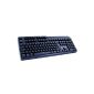 Lioncast LK30 LED mechanical keyboard (USB, German keyboard layout, QWERTY) cherry blue (accessory)