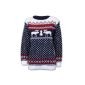 NA - New Wool Sweater Christmas Pattern Retro Rennes MFDEER (Clothing)