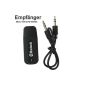 KRS BL1 Bluetooth Adapter Transmitter / Receiver AUX IN / LIN IN Bluetooth V2.0 + EDR Support A2DP V1.2 (Electronics)